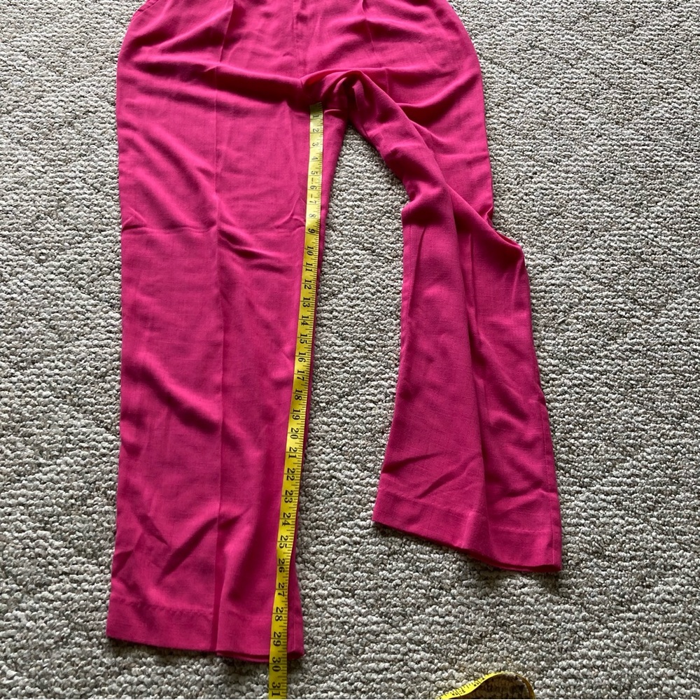 5/$15 Vintage Lloyd Williams Bright Pink Lightweight Pants 12 - Picture 8 of 10